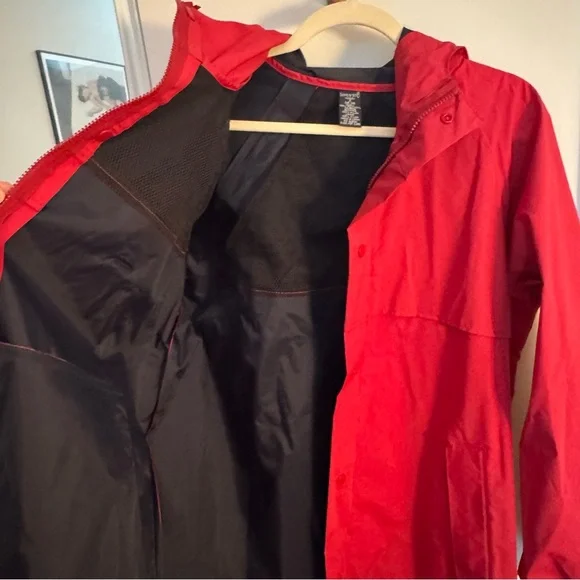 VINTAGE Lands' End Unisex Red Rain Coat - Picture 7 of 7